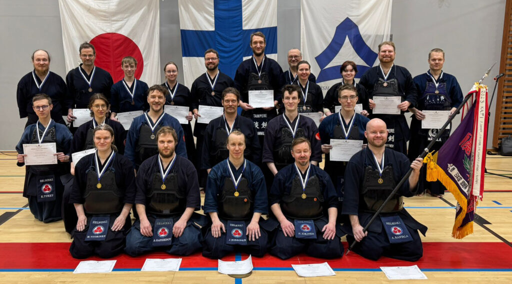 Kendon vuoden 2026 SM-kilpailujen joukkuekilpailun palkitut